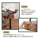 バーチェア カウンターチェア おしゃれ 昇降式 バーチェア 背もたれ 回転 丸椅子 ハイチェア カウンター 椅子 キッチンチェア 高さ調節 フットレスト 足置き ぼん家具