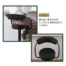 バーチェア カウンターチェア おしゃれ 昇降式 バーチェア 背もたれ 回転 丸椅子 ハイチェア カウンター 椅子 キッチンチェア 高さ調節 フットレスト 足置き ぼん家具