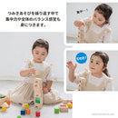 デザインつみき 積木 つみき 木のおもちゃ 木製おもちゃ オモチャ 1.5歳 1歳半 2歳 3歳 4歳 5歳 6歳 タイヤ付き木箱 収納 音が鳴る 男の子 女の子 ジェニ