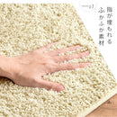 玄関マット〔45×65cm〕 玄関マット 室内 45×65 洗える マット 玄関 滑り止め 屋内マット おしゃれ シャギーラグ 丸洗い 無地 室内用 長方形 かわいい ミニ絨毯 ラグマット 北欧 ぼん家具