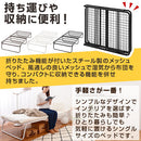 折りたたみメッシュベッド〔シングル〕 ベッド ベッドフレーム シングルベッド パイプベッド 折りたたみ 収納 ローベッド シングル 簡易ベッド コンパクト 軽量 メッシュ床 新生活 一人暮らし ぼん家具