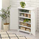 コンパクトシューズラック 下駄箱 シューズボックス シューズラック おしゃれ 収納 スリム 靴箱 扉付き 北欧 木製 キャスター 靴置き インテリア オフィス 玄関 ぼん家具