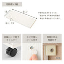 キャスター付き収納ラック 本棚 キャスター付き 3段 可動棚 ラック 収納棚 スリム 漫画 木目調 隙間収納 ぼん家具