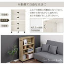 キャスター付き収納ラック 本棚 キャスター付き 3段 可動棚 ラック 収納棚 スリム 漫画 木目調 隙間収納 ぼん家具