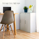 鍵付き収納ボックス〔ハイタイプ〕 カラーボックス 扉付き 鍵付き 3段 収納ラック 木目柄 スリム コンパクト 奥行 29 鍵付き収納 ハイタイプ 貴重品 事務所 管理 収納 木製 シンプル おしゃれ ぼん家具