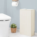 トイレラック トイレ収納 スリム ラック 木製 隠す収納 サニタリーラック トイレットペーパー ストッカー 生理用品 トイレラック 収納棚 縦長 隙間収納 おしゃれ ぼん家具
