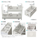 トイレラック トイレ収納 トイレラック スリム キャスター付き ペーパーストッカー 収納 木製 サニタリー収納 引き出し 飾り棚 おしゃれ コンパクト 隙間収納 ぼん家具