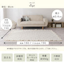 コットンケット〔120×180cm〕 ラグ ラグマット カーペット キルトラグ キルトケット コットンケット 汚れ防止 綿100％ 中綿入り キルト生地 無地 約 120×180 床暖房対応 FRUTO