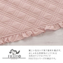 コットンケット〔120×180cm〕 ラグ ラグマット カーペット キルトラグ キルトケット コットンケット 汚れ防止 綿100％ 中綿入り キルト生地 無地 約 120×180 床暖房対応 FRUTO