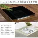 引出し付き木製こたつ〔80×80cm〕 こたつ こたつテーブル 収納付き ガラス テーブル リビングこたつ 引き出し付き おしゃれ 正方形 80 cm 木製 継ぎ足 天然木 ぼん家具