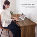 パソコンデスク パソコンデスク pcデスク ワークデスク 収納 おしゃれ 学習机 勉強机 木製 薄型 スリム コンセント 棚付き 約 幅110 奥行45 高さ70 タップ収納 ぼん家具