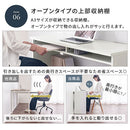 パソコンデスク パソコンデスク pcデスク ワークデスク 収納 おしゃれ 学習机 勉強机 木製 薄型 スリム コンセント 棚付き 約 幅110 奥行45 高さ70 タップ収納 ぼん家具