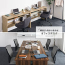 パソコンデスク パソコンデスク pcデスク ワークデスク 収納 おしゃれ 学習机 勉強机 木製 薄型 スリム コンセント 棚付き 約 幅110 奥行45 高さ70 タップ収納 ぼん家具