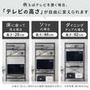 ユニットラック〔5段ラック本体〕 オープンシェルフ 5段 可動棚 オープンラック 木製 ラック 本棚 A4 大容量 ハイタイプ ユニットラック 本体 幅80 奥行40 高さ165 リビング 収納 棚 ぼん家具