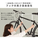 室内用サイクルスタンド〔2台用〕 自転車スタンド サイクルスタンド 2台用 自転車ラック 室内 サイクルラック 縦置き おしゃれ 収納 転倒防止 ディスプレイスタンド 室内保管 ぼん家具