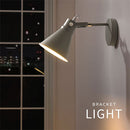 ブラケットライト 1灯 角度調整 ブラケットライト スポットライト ウォールライト 玄関 廊下 階段 トイレ 洗面所 寝室 壁掛け灯 E26口金 1～2畳 北欧間接照明 カフェ風 角度調整可能 ぼん家具