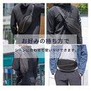 laborioショルダーバッグ ボディバッグ メンズ ボディーバッグ ウエストポーチ 斜めがけバッグ 大容量 収納力 黒 ブラック 多機能 レディース シンプル Laborio