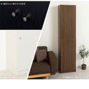 木製ラック 扉付き ハイタイプ本棚