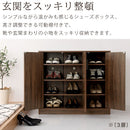 シューズボックス 2扉 薄型タイプ 幅60×奥行30cm