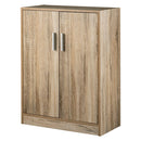 シューズボックス 2扉 薄型タイプ 幅60×奥行30cm 靴箱 シューズボックス おしゃれ 下駄箱 シューズラック スリム 靴 収納棚 木製 薄型 扉付き コンパクト 大容量 幅60 玄関 白 省スペース ぼん家具