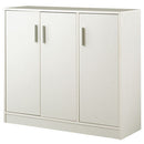 シューズボックス 3扉 薄型タイプ 幅90×奥行30cm シューズボックス 靴箱 玄関収納 下駄箱 玄関 木製 扉付き 収納棚 幅90cm おしゃれ 靴収納 薄型 コンパクト ロータイプ 3扉 大容量 靴 収納 スリム ぼん家具