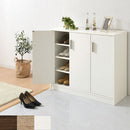 シューズボックス 3扉 奥深タイプ 幅90×奥行35cm シューズボックス おしゃれ 大容量 靴箱 屋外 玄関 下駄箱 大容量 幅90cm シューズロッカー 収納 奥深型 玄関収納 木製 扉付 マルチラック キャビネット 3扉 ぼん家具