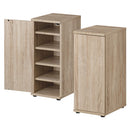 スリムシューズボックス〔2個セット〕 下駄箱 おしゃれ 靴箱 スリム シューズボックス 扉付き 幅30 玄関 靴 ブーツ 収納 隙間収納 玄関収納 木製 脚付き シューズラック 2個 10段 ぼん家具