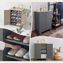 コンパクトシューズラック コンパクトシューズラック 玄関収納 シューズラック 韓国インテリア グレージュ PUTUPUTU