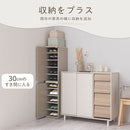 シューズボックス〔2個セット〕 シューズボックス 2個セット 玄関収納 シューズラック 韓国インテリア グレージュ PUTUPUTU