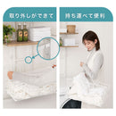 つっぱり式ランドリーラック ランドリーラック 洗濯機ラック 突っ張り 突っ張り式 洗濯カゴ付き おしゃれ 洗濯ラック 洗濯機上収納 スリム 幅50 防水パン ドラム式 縦型洗濯機 ぼん家具