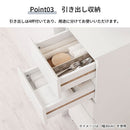 ランドリーチェスト〔幅20cm〕 洗濯機横 隙間収納 洗面所 脱衣所 収納 サニタリーチェスト スリム ランドリー収納 幅20 隙間 可動棚 扉付き 引き出し 薄型 ハイタイプ 木製 おしゃれ ぼん家具