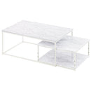 ネストテーブル テーブル ローテーブル おしゃれ ネストテーブル センターテーブル リビングテーブル 伸縮 木製 デスク 北欧 大理石風 アンティーク調 棚付き 可動棚 ぼん家具