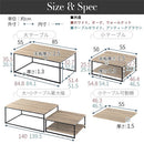 ネストテーブル テーブル ローテーブル おしゃれ ネストテーブル センターテーブル リビングテーブル 伸縮 木製 デスク 北欧 大理石風 アンティーク調 棚付き 可動棚 ぼん家具