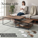 ネストテーブル テーブル ローテーブル おしゃれ ネストテーブル センターテーブル リビングテーブル 伸縮 木製 デスク 北欧 大理石風 アンティーク調 棚付き 可動棚 ぼん家具