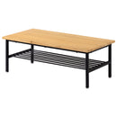 センターテーブル ローテーブル 収納 テーブル 木製テーブル テーブル収納 棚付き 棚 テーブル下 幅90 奥行45 低め パイン材 天板 スチール 脚 長方形 ロータイプ ぼん家具