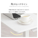 昇降式テーブル 昇降式テーブル ガス圧 介護テーブル キャスター付き ベッドテーブル 介護 一人用 サイドテーブル 木製 スチール 高さ無段階調節 約高さ66～100cm ぼん家具