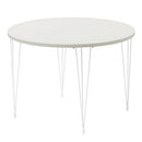 ダイニングテーブル 円形 4人掛け 木製×スチール