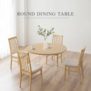 ダイニングテーブル 円形 4人掛け 木製×スチール