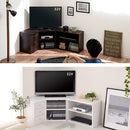 コーナーテレビ台3点セット テレビ台 ローボード 収納 おしゃれ コーナー 北欧 TVボード ロータイプ テレビラック サイドチェスト 木製 コーナーテレビ台 ぼん家具