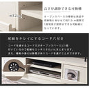 [ 幅137cm ] 収納付きTV台 テレビ台 ローボード 52インチ 対応 木製 収納 収納棚 ワイド テレビボード テレビラック ロータイプ 引き出し リビングボード リビング収納 飾り棚 ぼん家具
