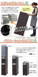 分別ダストボックス　２段タイプ ゴミ箱 ダストボックス おしゃれ エコ インテリア 北欧 リビング キッチン シンプル 省スペース コンパクト キャスター付き 蓋 2段タイプ ぼん家具
